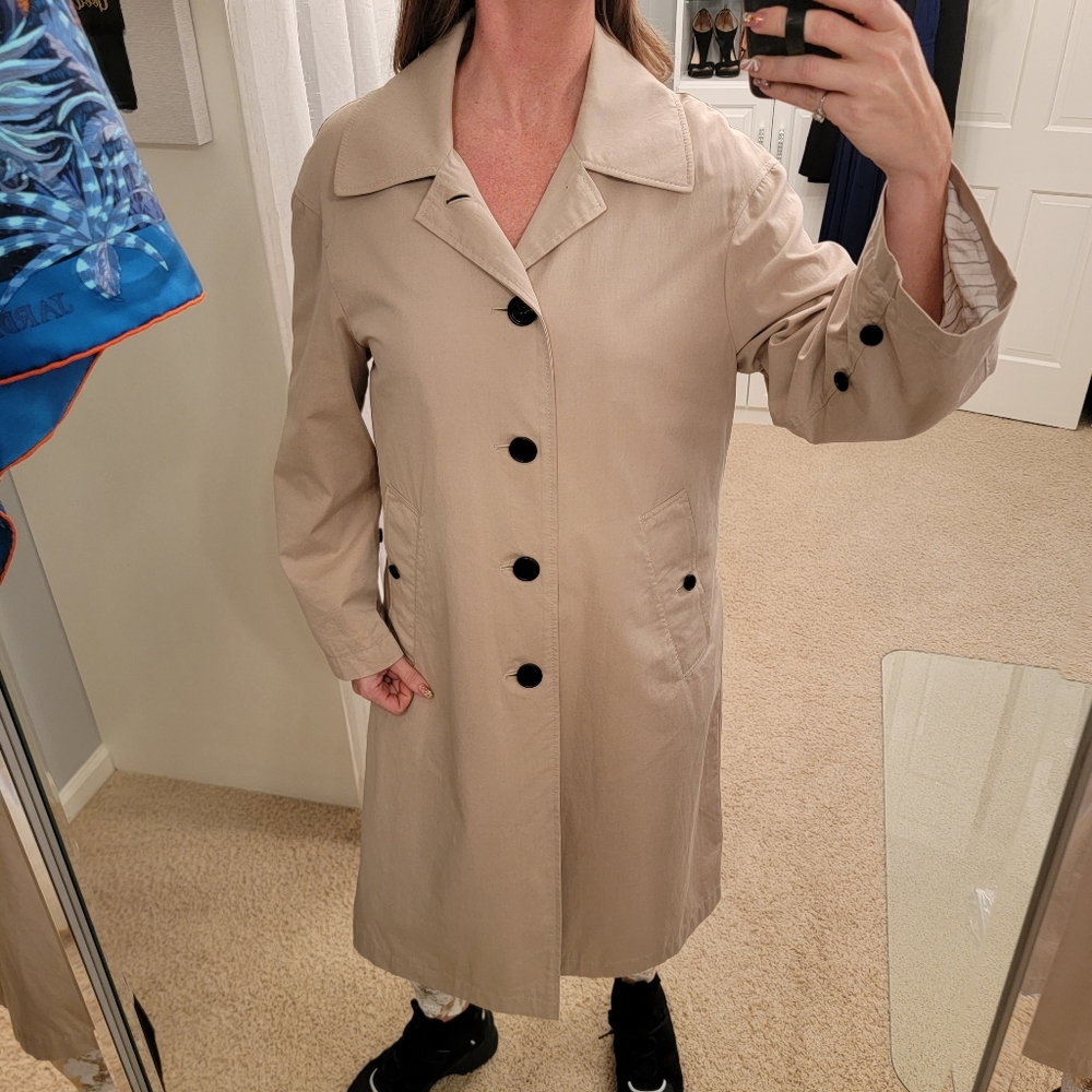 Burberry Tan Trench Coat